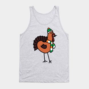 Thanksgiving Turkey on St Patricks Day Tank Top